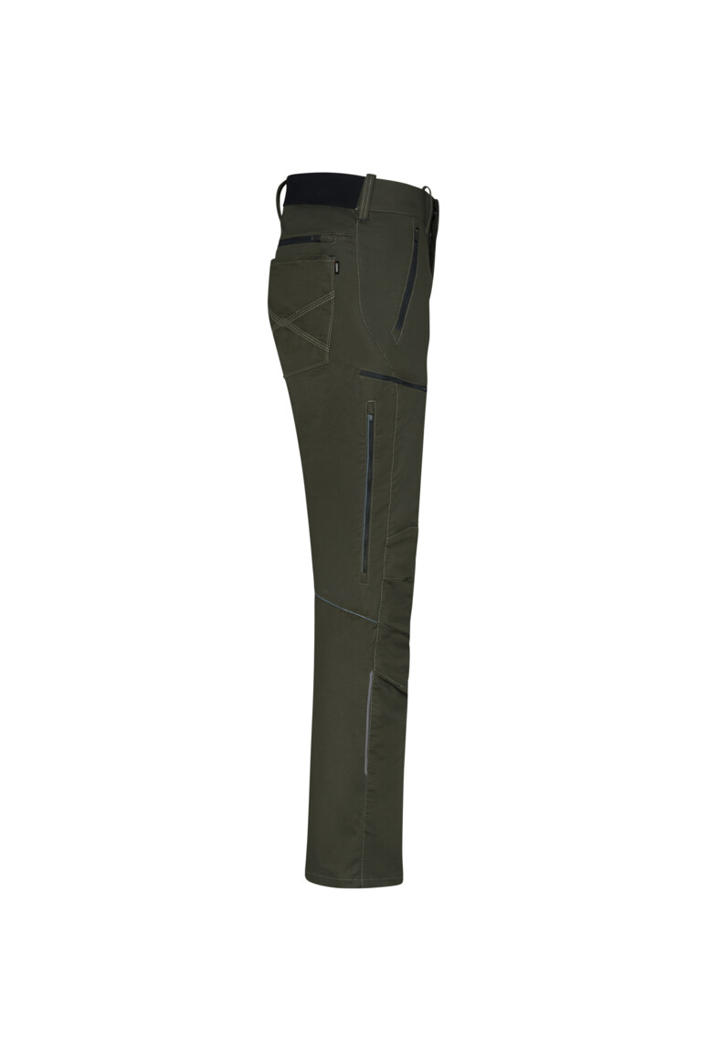 HAKRO 711 PERFORMANCEHOSE X-STRETCH in Olive, Größe 3XL