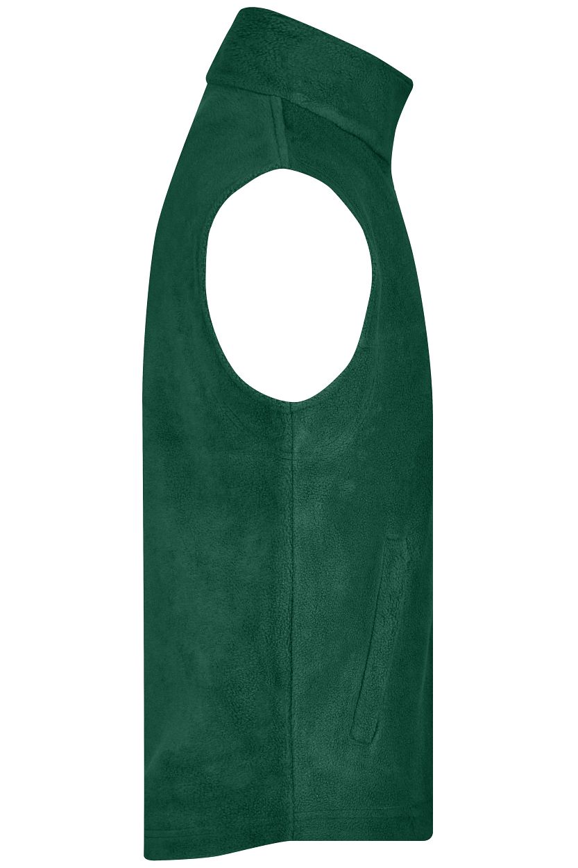 Fleece Vest "JN045" in Dark-Green, Größe 4XL - Daiber