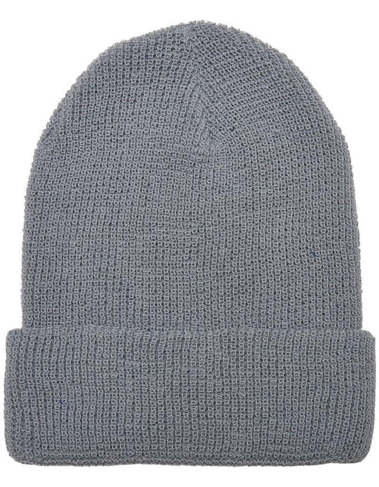 FLEXFIT Recycled Yarn Waffle Knit Beanie in Royal, Größe One Size