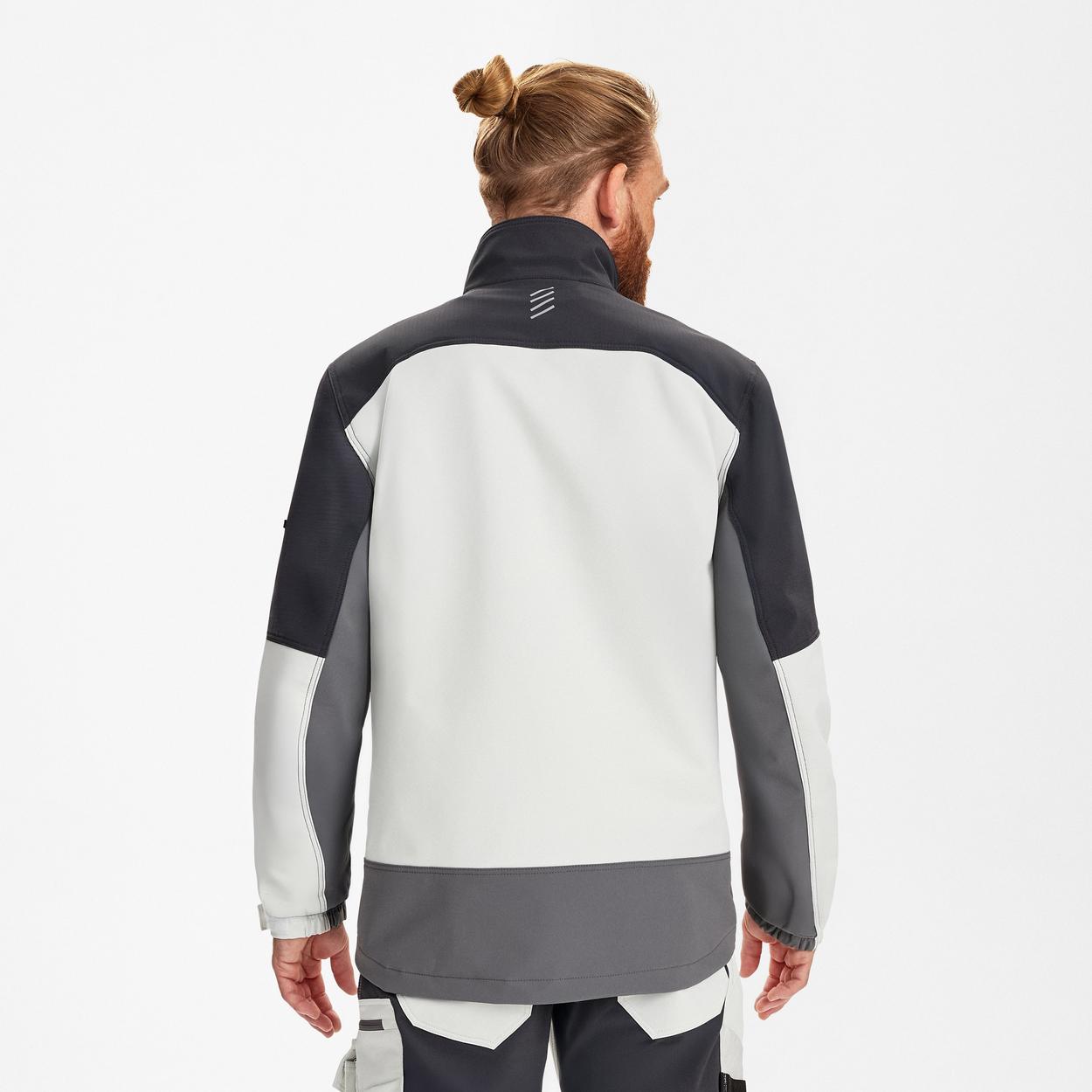 ENGEL Entire Arbeitsjacke mit 4-Wege-Stretch in Bone White / Anthracite Grey, Größe XS