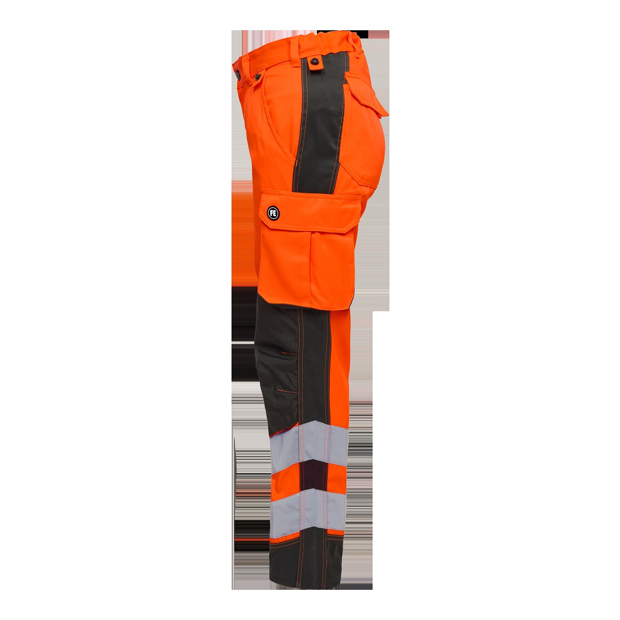 ENGEL Safety Light Damen Arbeitshose in Orange/Anthrazit Grau, Größe 48