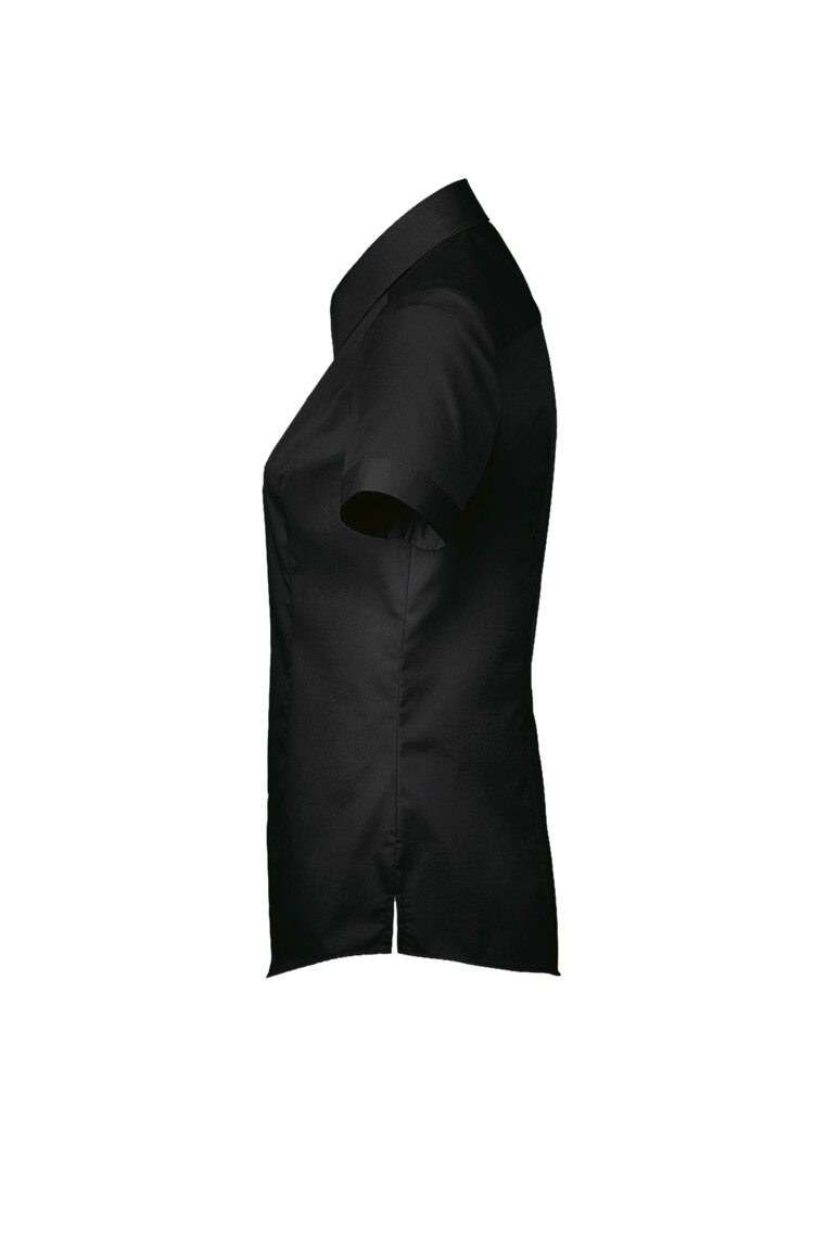 HAKRO 112 1/2-Arm Bluse Business in Schwarz, Größe 3XL