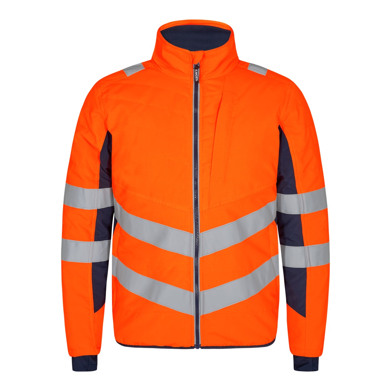 ENGEL Safety Stepp-Jacke in Orange/Blue ink, Größe XS