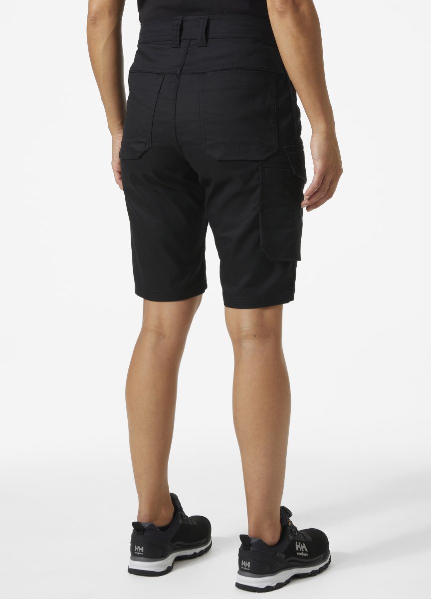 Kurze Damen-Arbeitshose Manchester in Black, Gr. 42 von Helly Hansen Workwear