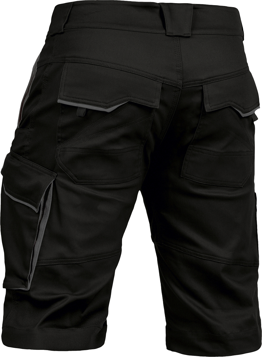 Herren-Shorts Flex Line Schwarz/Grau FLEXK, Gr. 68 von Leibwächter