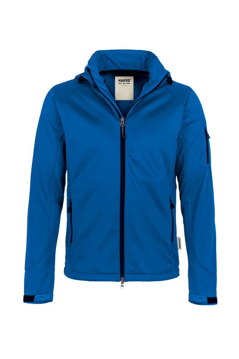 HAKRO 848 Softshelljacke Ontario in Royalblau, Größe 6XL