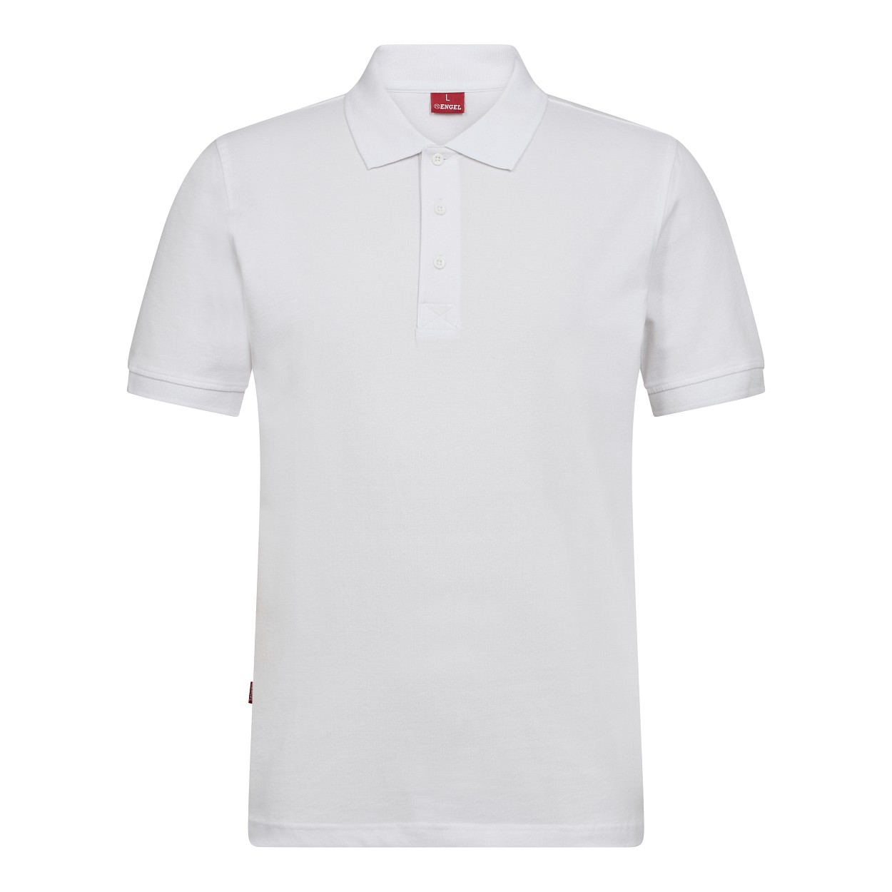 ENGEL Extend Poloshirt mit Stretch in Weiss, Größe XS