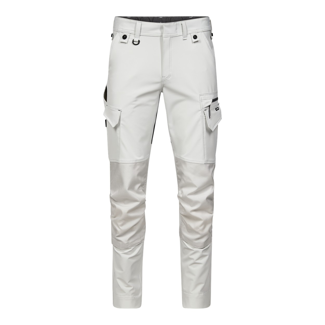 ENGEL Entire Arbeitshose mit 4-Wege-Stretch in Bone White / Anthracite Grey, Größe 26