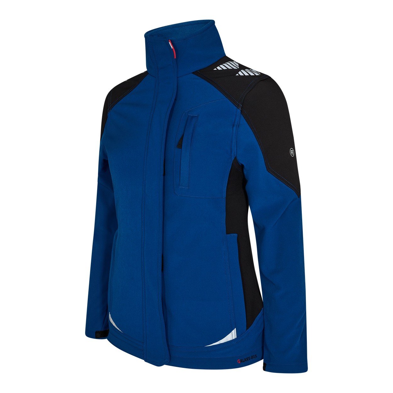 ENGEL Galaxy Damen Softshelljacke in Surfer Blue/Schwarz, Größe XS