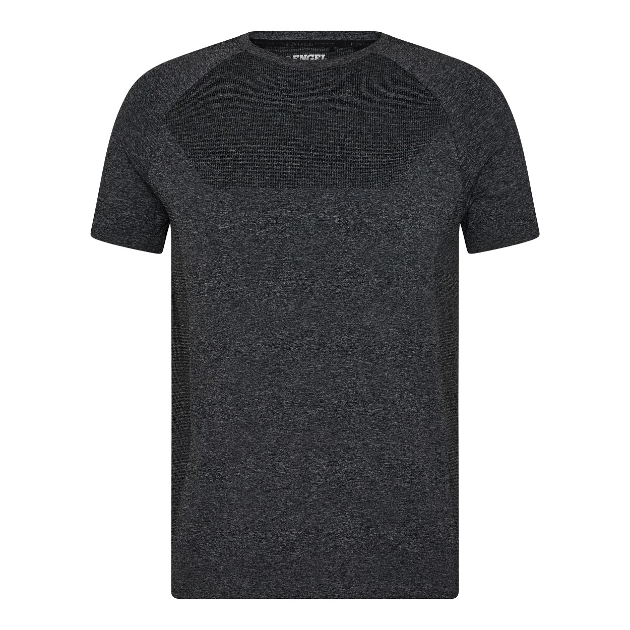 ENGEL X-treme seamless T-Shirt in Black Melange, Größe S/M