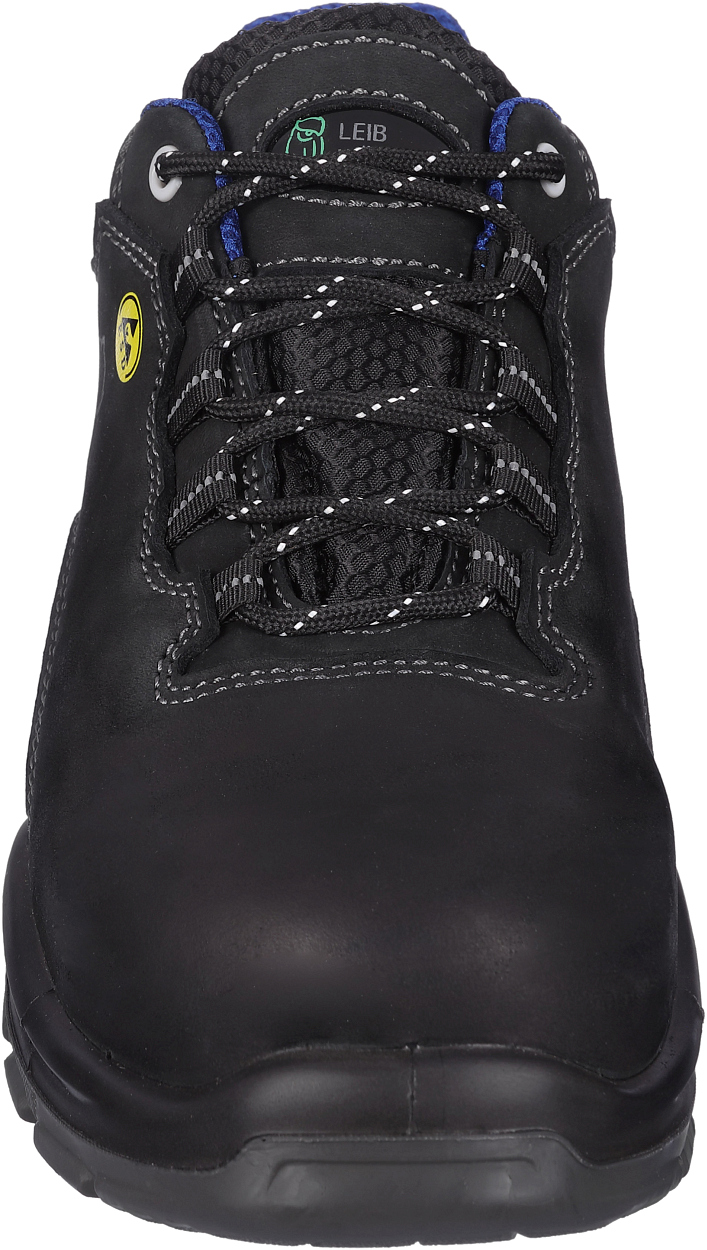 Halbschuh L3141 Linz in Schwarz, Gr. 47 von Leibwächter