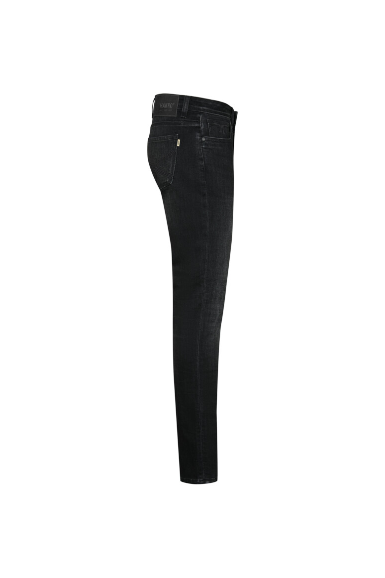 HAKRO 731 5-Pocket-Jeanshose X-Stretch ECO in Schwarz, Größe 6XL