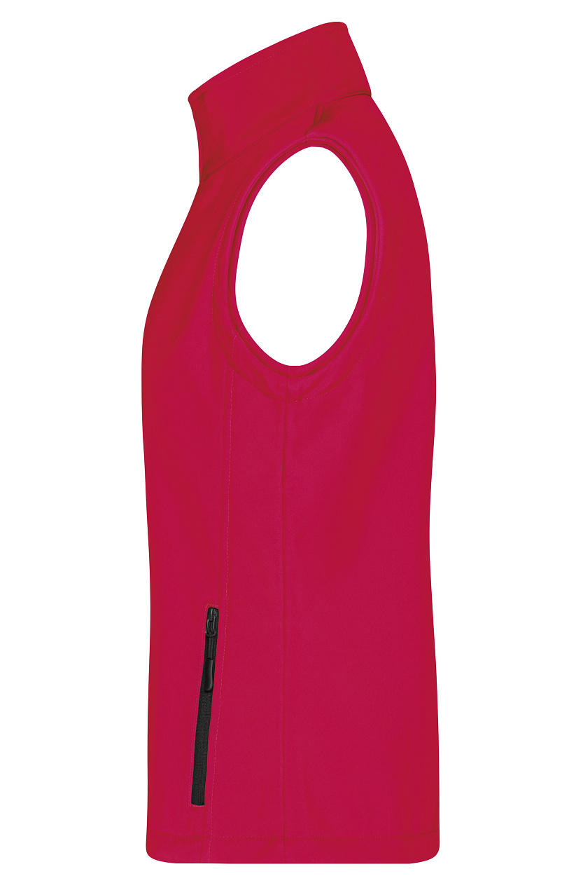 Ladies' Promo Softshell Vest "JN1127" in Red/Black, Größe 2XL - Daiber