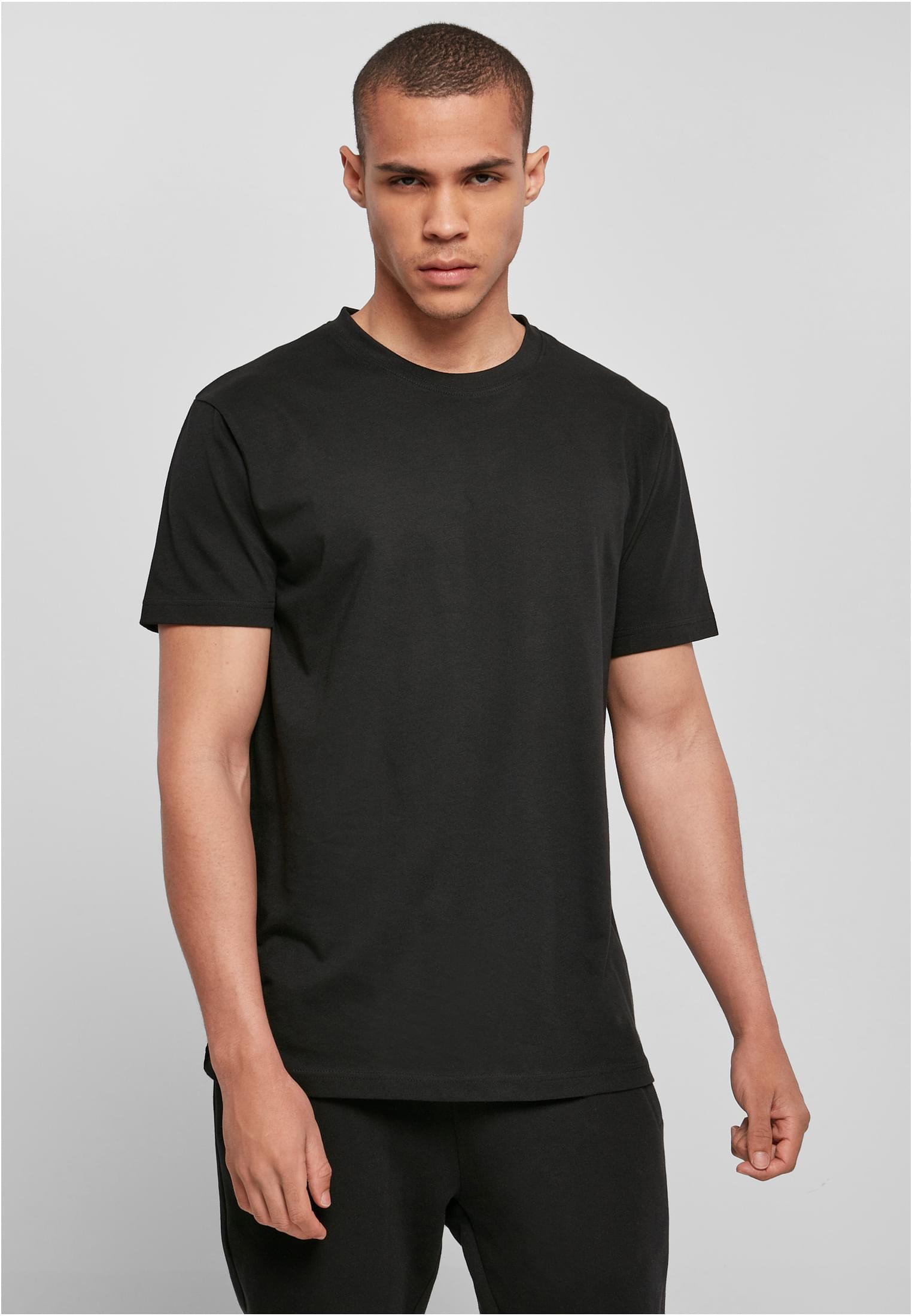 Basic Round Neck T-Shirt Größe 3XL in U. Beige - Build Your Brand