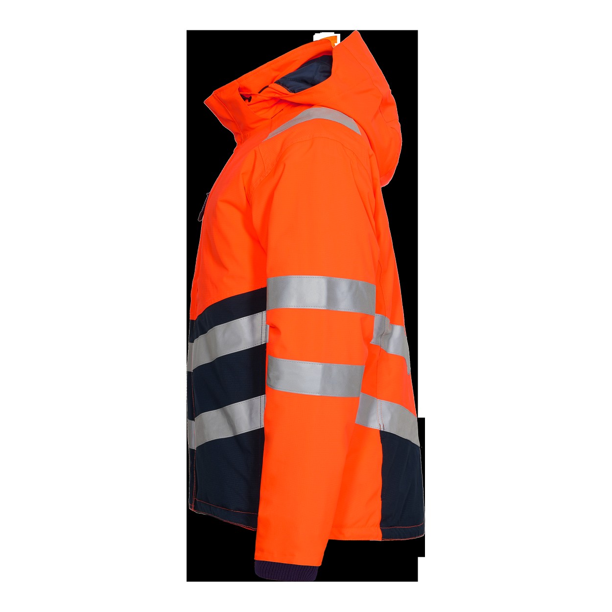 ENGEL Safety Winterjacke in Orange/Blue ink, Größe XS