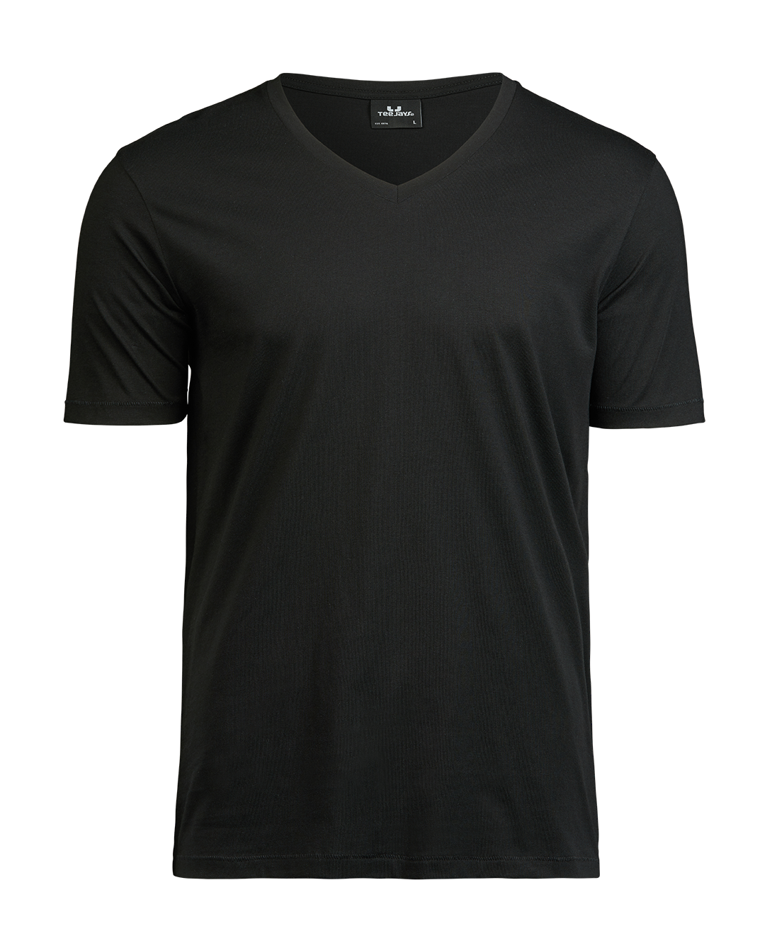 Men´s Luxury V-Neck Tee in Black, Größe 3XL von Tee Jays