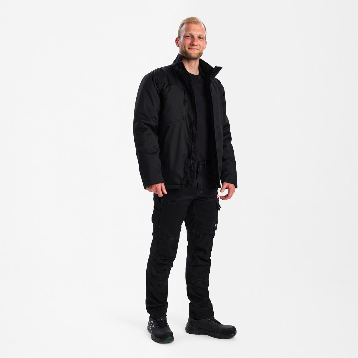 ENGEL Extend Winterjacke in Schwarz, Größe XL