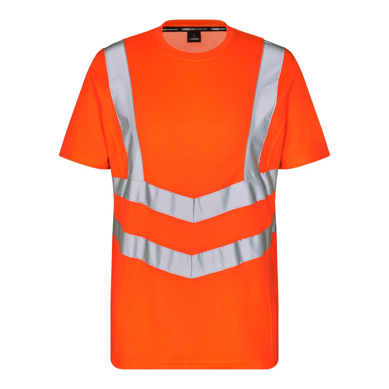 ENGEL Safety T-Shirt in Hi-vis Orange, Größe XS