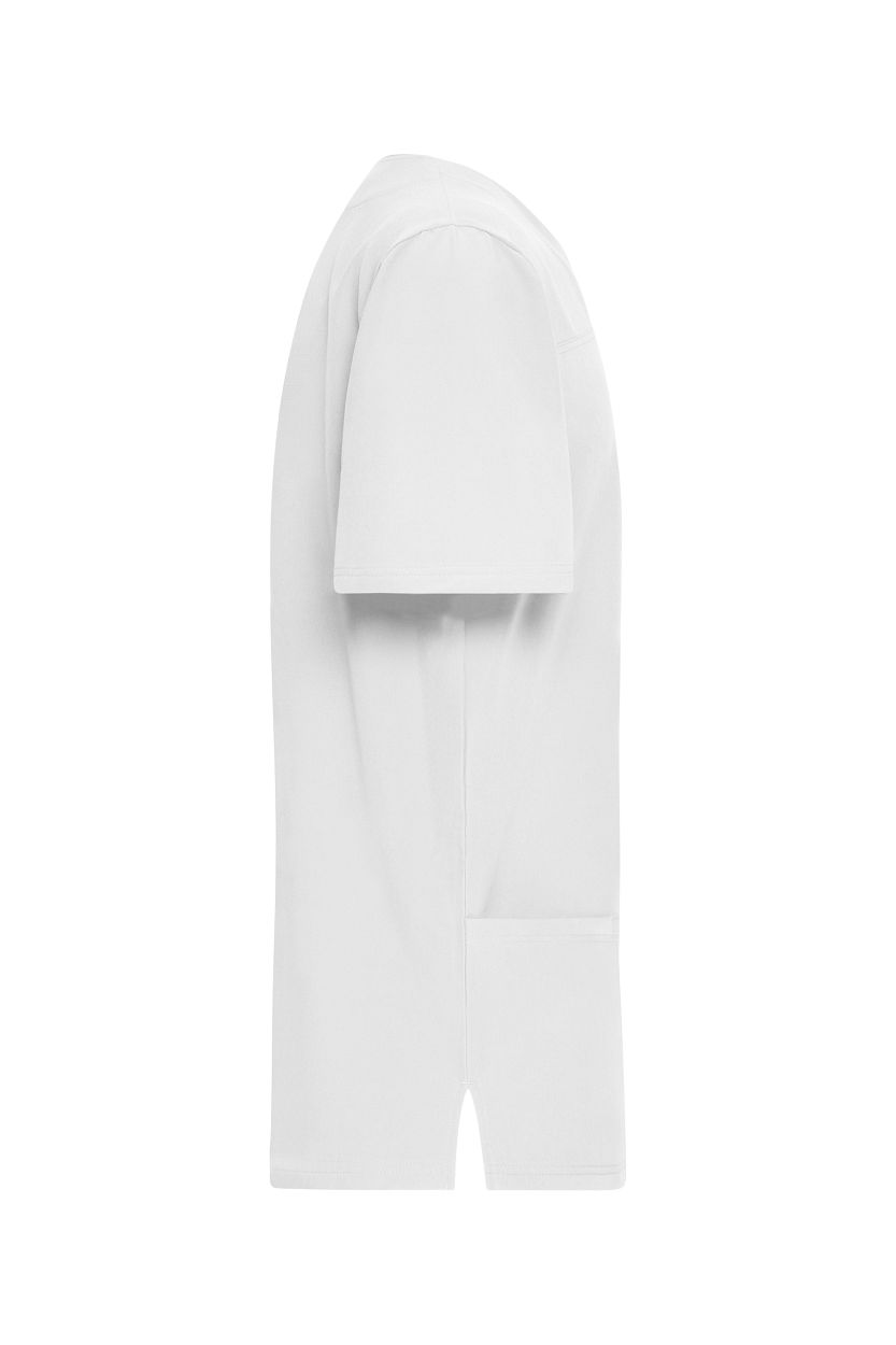 Men's Stretch-Kasack "JN3104" in White, Größe 4XL - Daiber