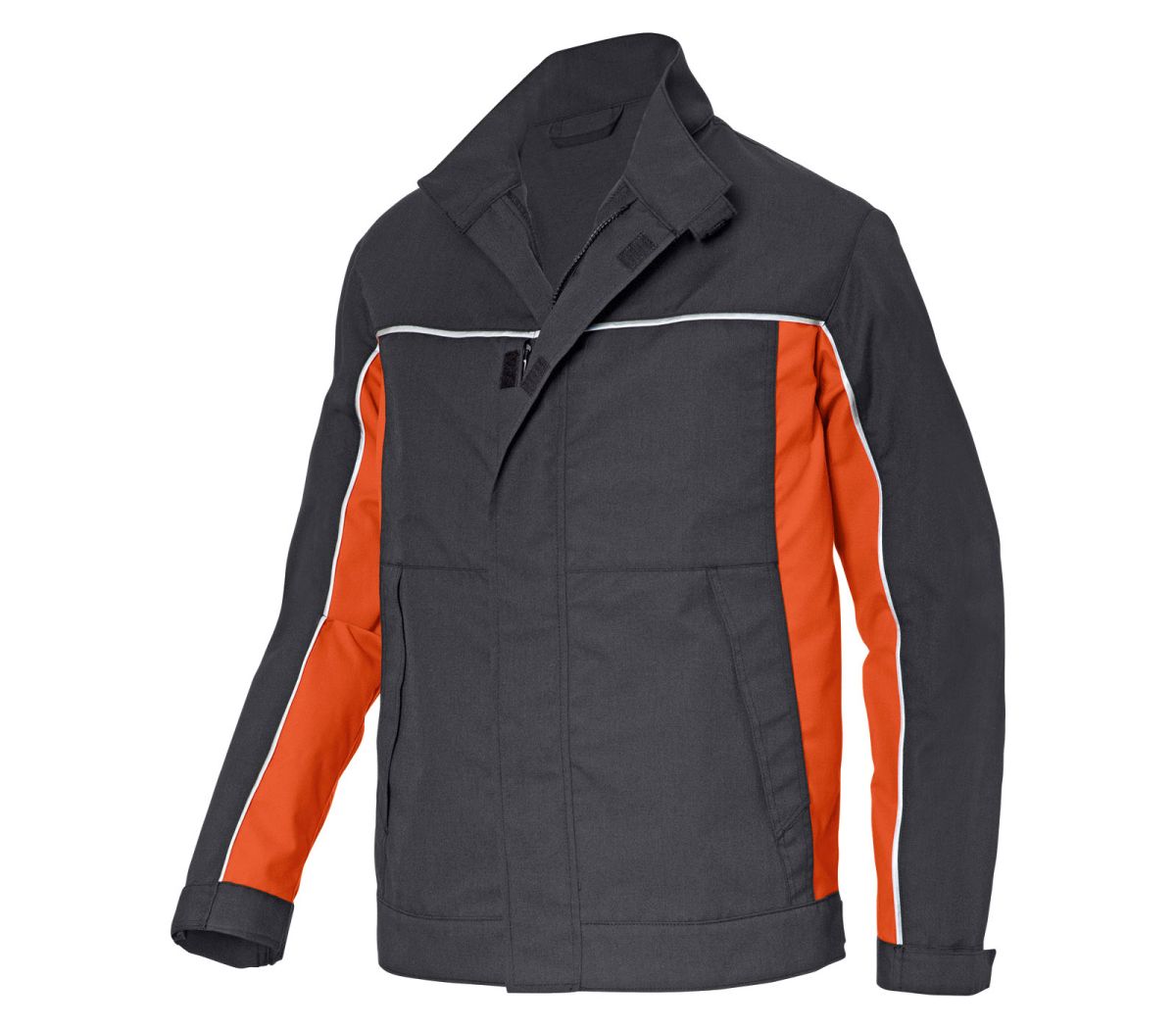 KÜBLER KERMEL TOP Jacke PSA 3 in Dunkelgrau / Orange, Größe 110