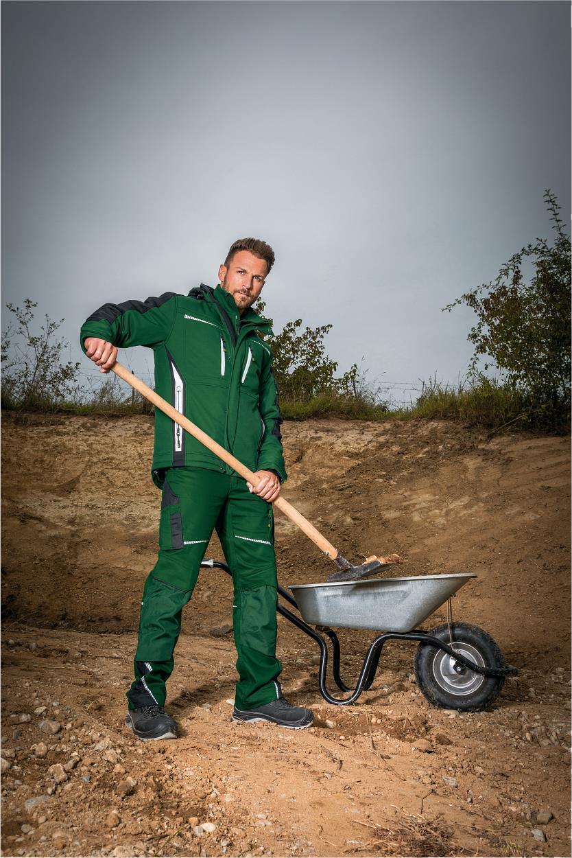 Bundhose Flex Line in Grün-Schwarz, Gr. 98 von Leibwächter