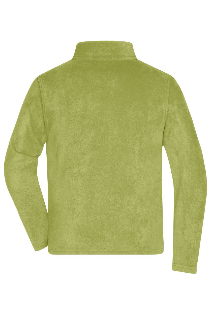 Men's Fleece Jacket "JN782" in Lime-Green, Größe 4XL - Daiber