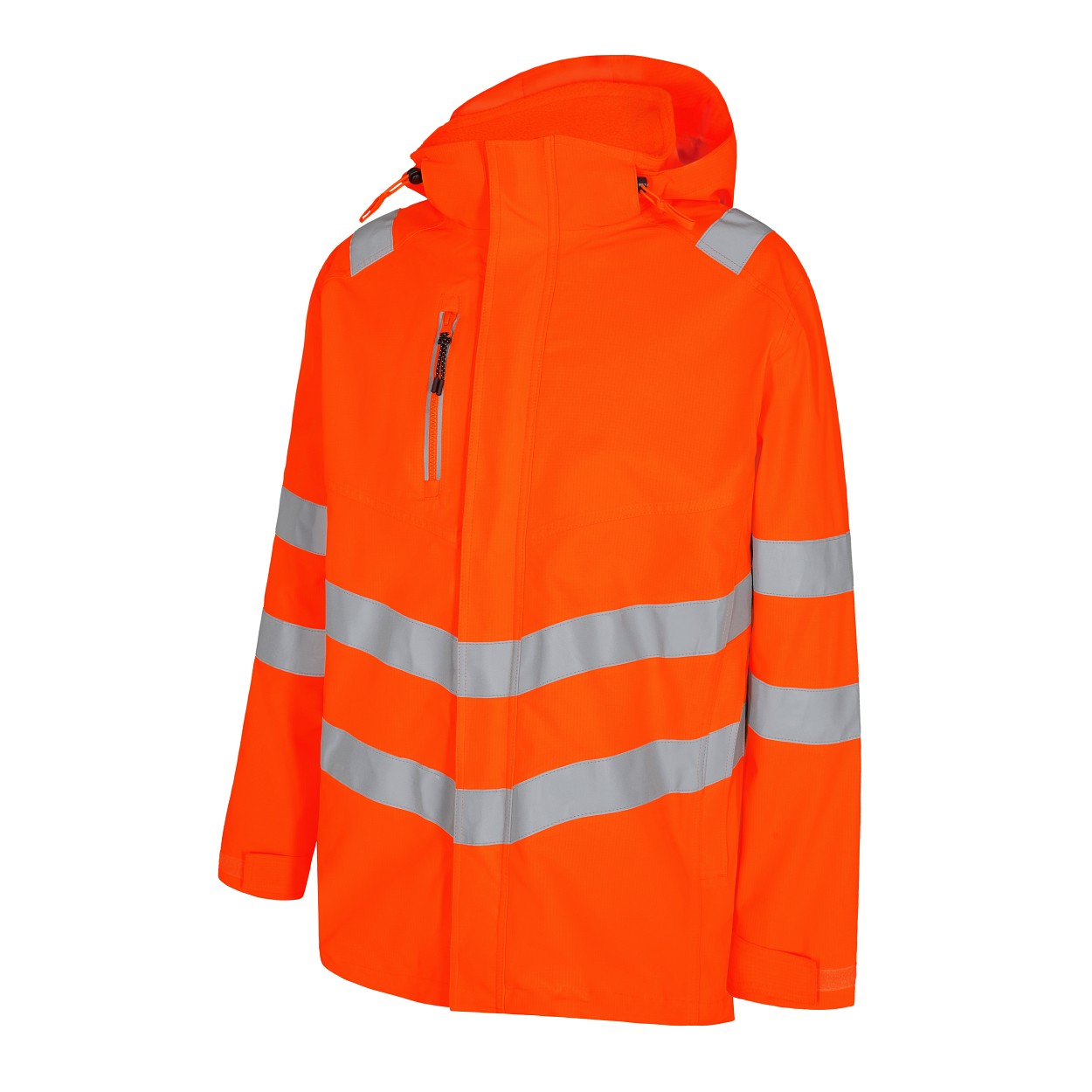 ENGEL Safety Shellparka in Hi-vis Orange, Größe XS