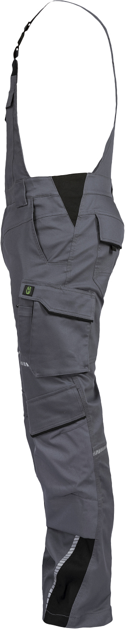 Latzhose Flex Line Grau/Schwarz FLEXL, Gr. 102 von Leibwächter Latzhose Flex Line Grau/Schwarz FLEXL, Gr. 98 von Leibwächter