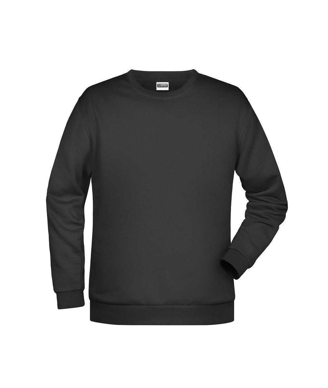 Men's Promo Sweat "JN794" in Black, Größe 5XL - Daiber