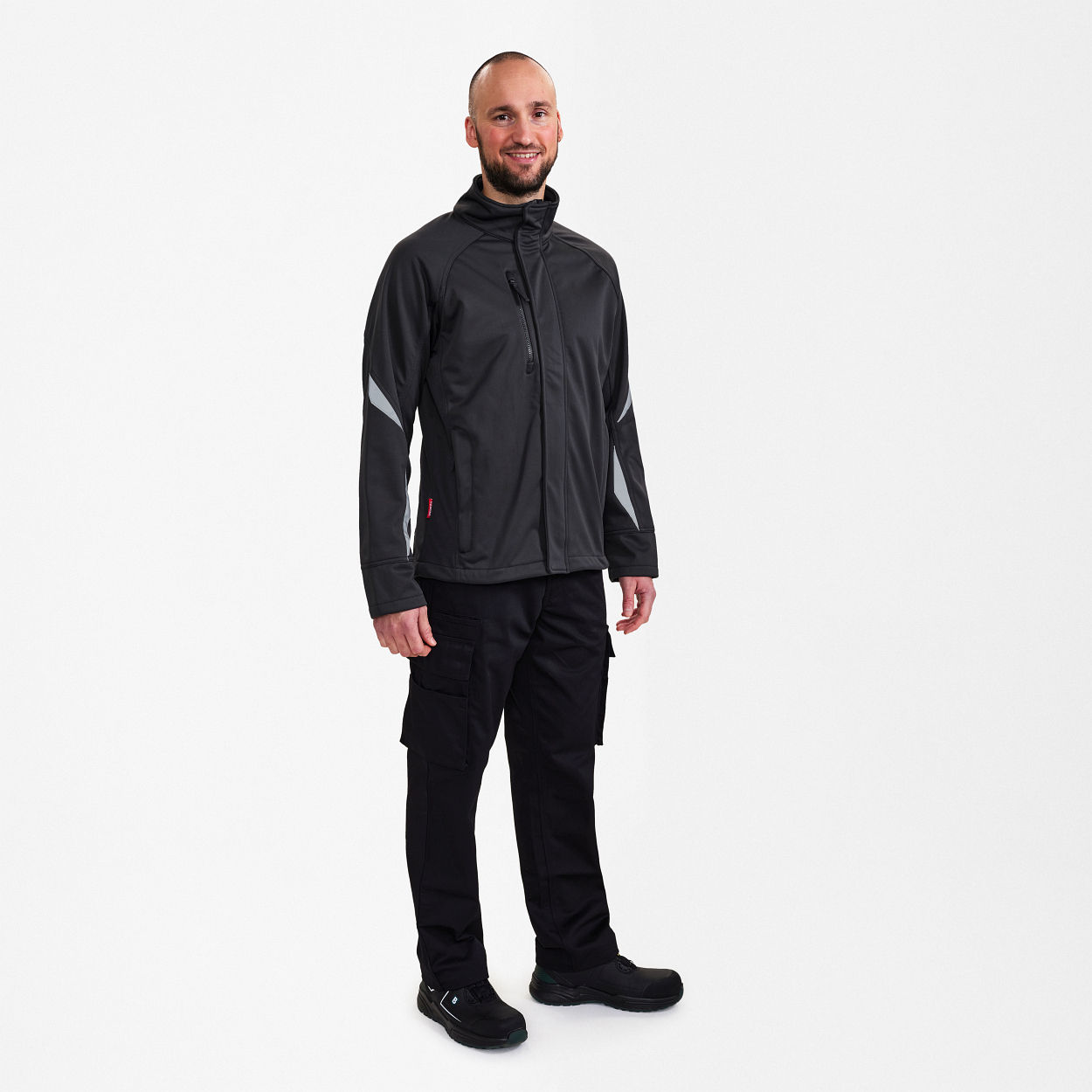 ENGEL Extend Softshelljacke in Anthrazit Grau, Größe 2XL
