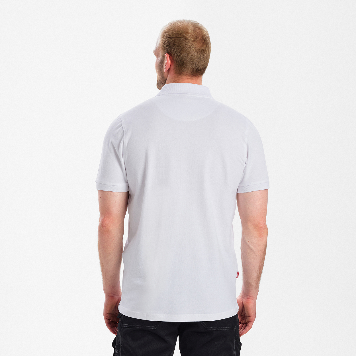 ENGEL Extend Poloshirt mit Stretch in Weiss, Größe XS