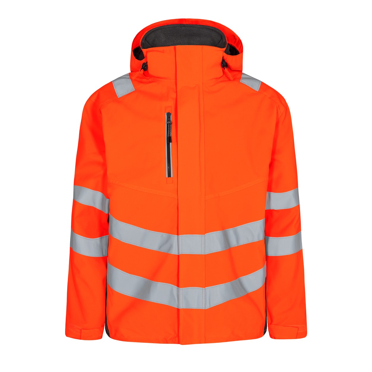 ENGEL Safety Shelljacke in Orange/Anthrazit Grau, Größe XS