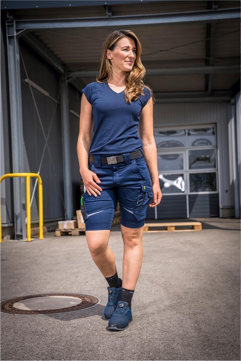 Damen Shorts Flex Line Marine/Schwarz FLXDK, Gr. 52 von Leibwächter