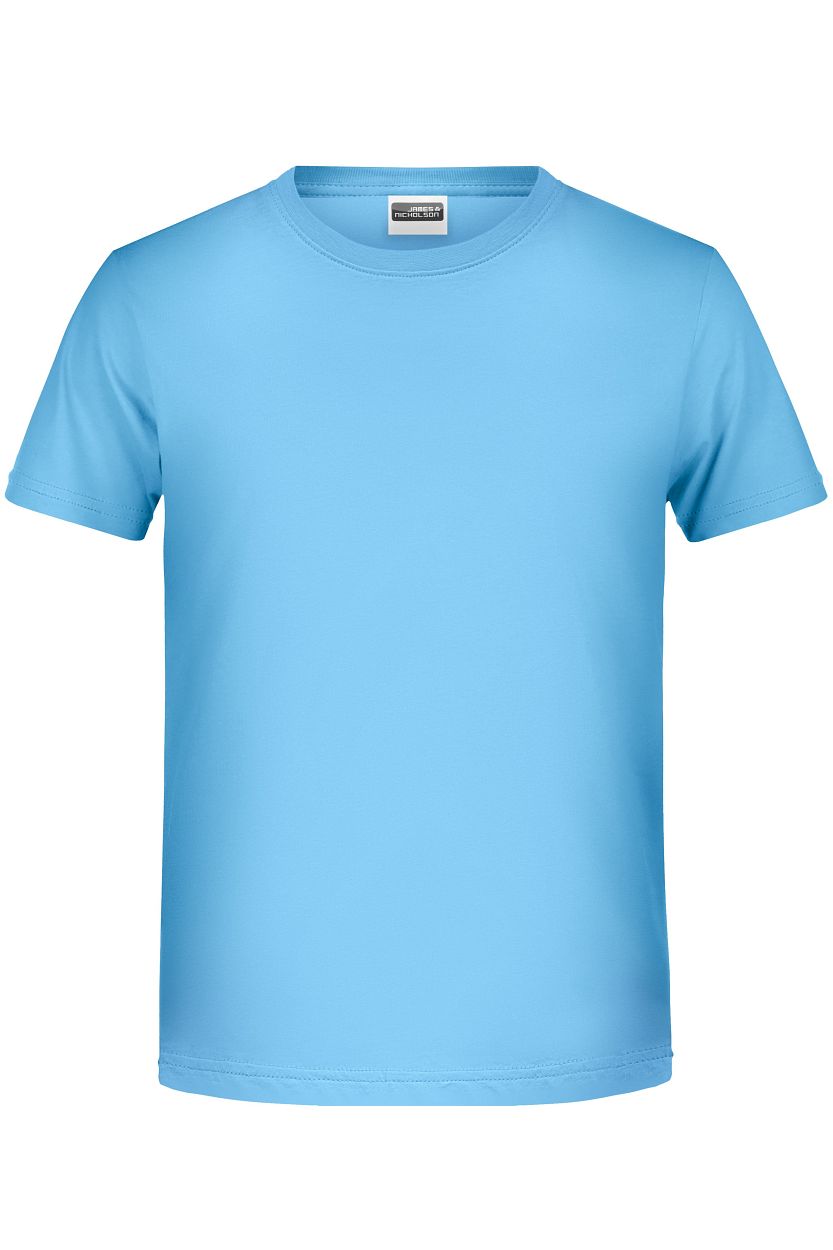 Boys' Basic-T OCS Standard "8008B" in Sky-Blue, Größe 2XL - Daiber