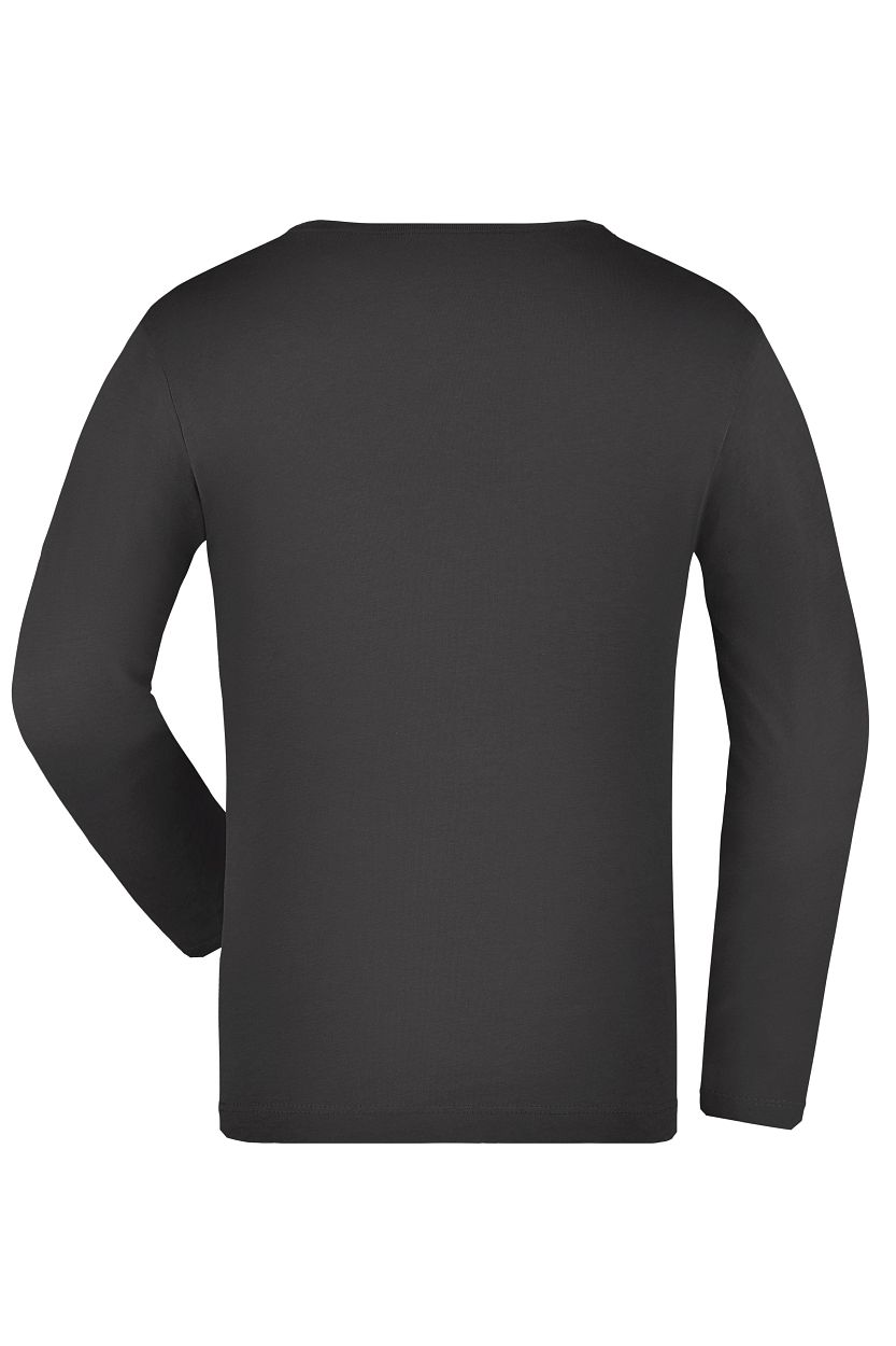 Junior Shirt Long-Sleeved Medium "JN913K" in Graphite, Größe 2XL - Daiber