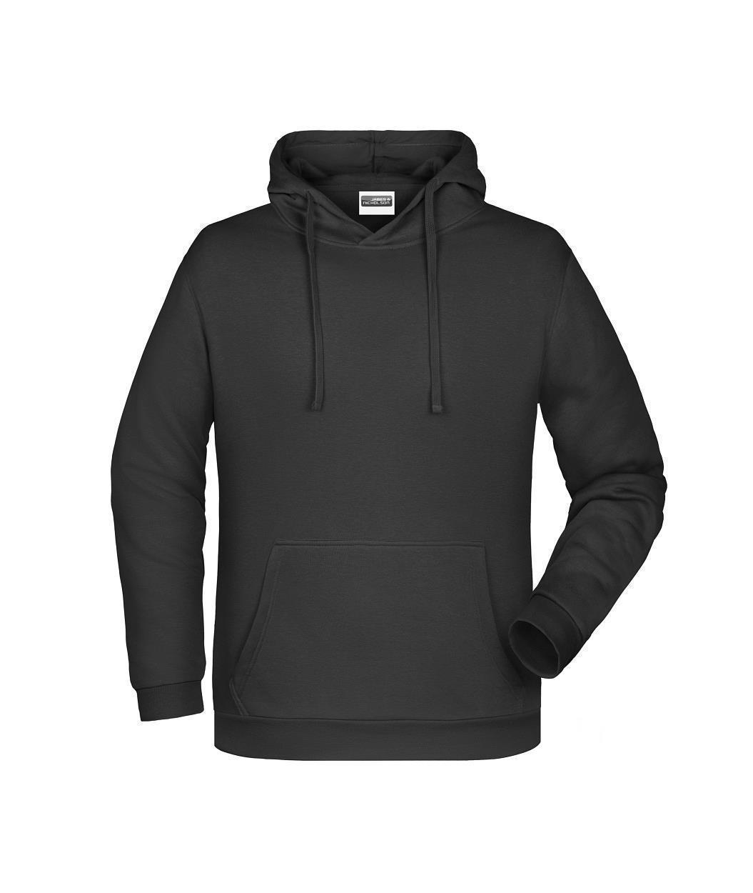 Men's Promo Hoody "JN796" in Black, Größe 5XL - Daiber