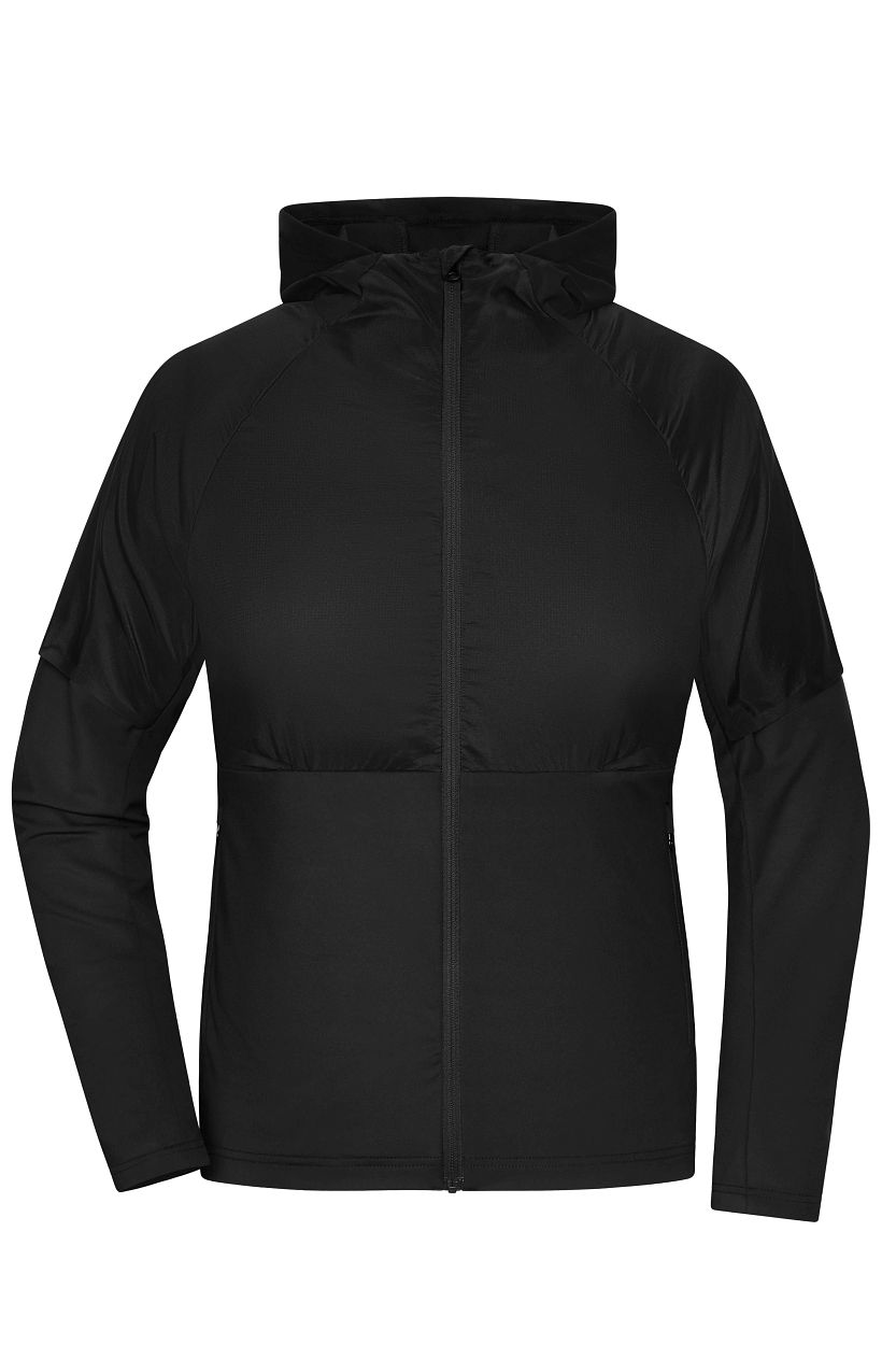 Ladies' Running Jacket "JN1389" in Black, Größe 2XL - Daiber