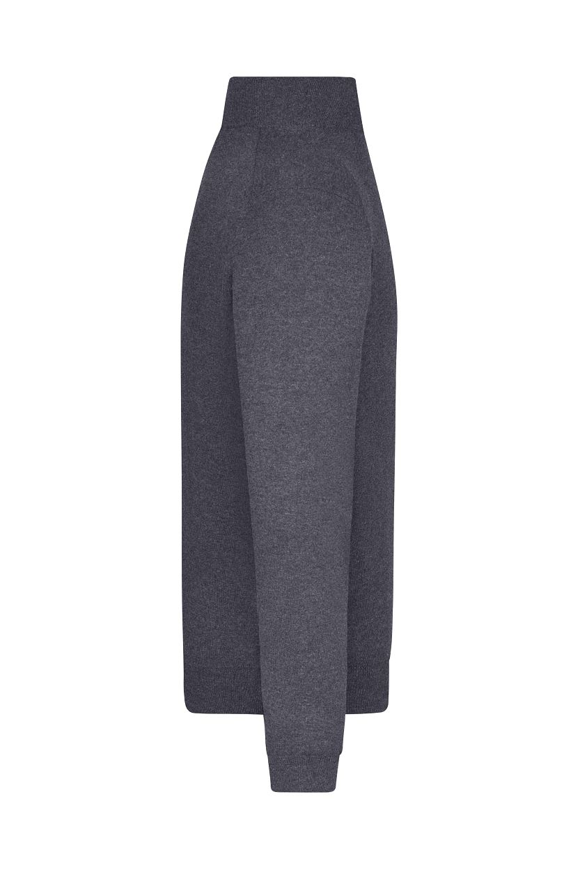 Men's Half-Zip Troyer "JN1324" in Anthracite-Melange, Größe 3XL - Daiber