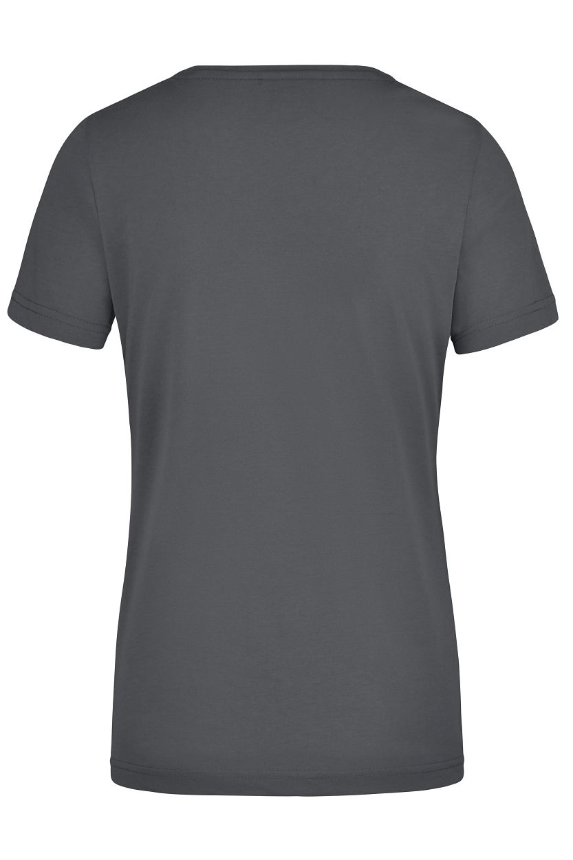 Ladies' Workwear T-Shirt "JN837" in Carbon, Größe 4XL - Daiber