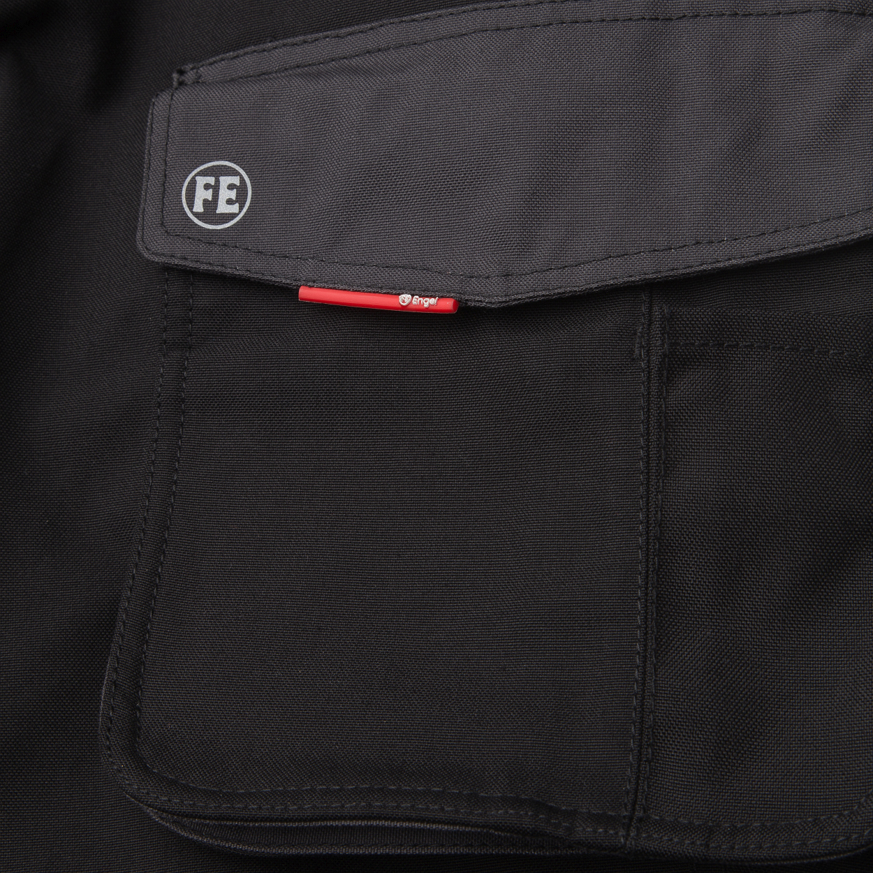 ENGEL Galaxy Overall in Schwarz/Anthrazit Grau, Größe XS