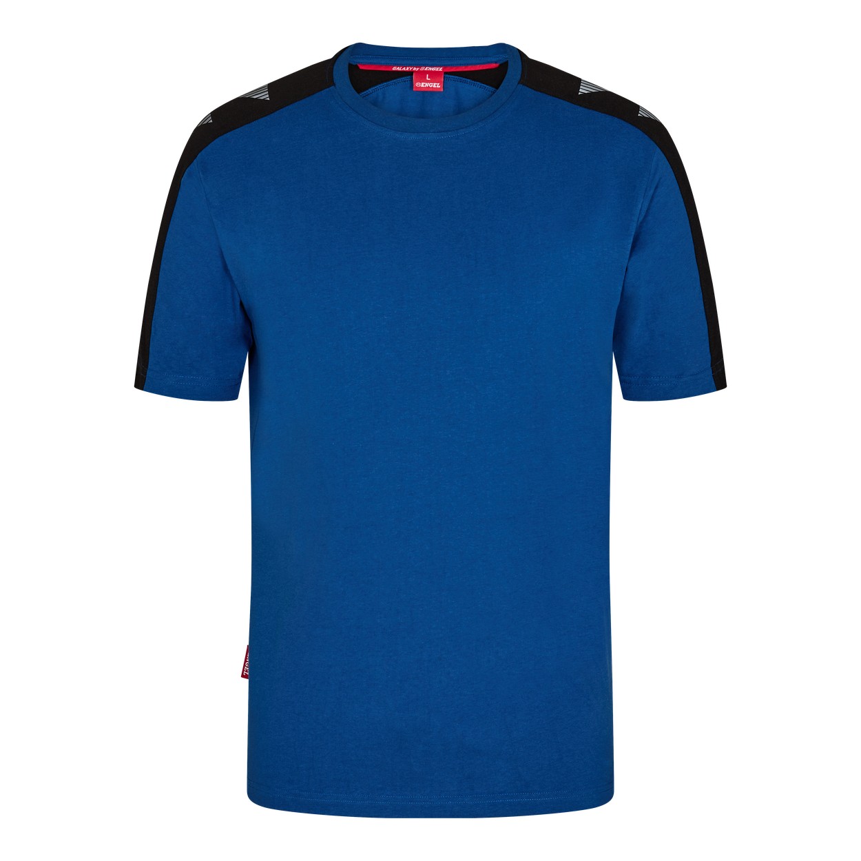 ENGEL Galaxy T-Shirt in Surfer Blue/Schwarz, Größe XS