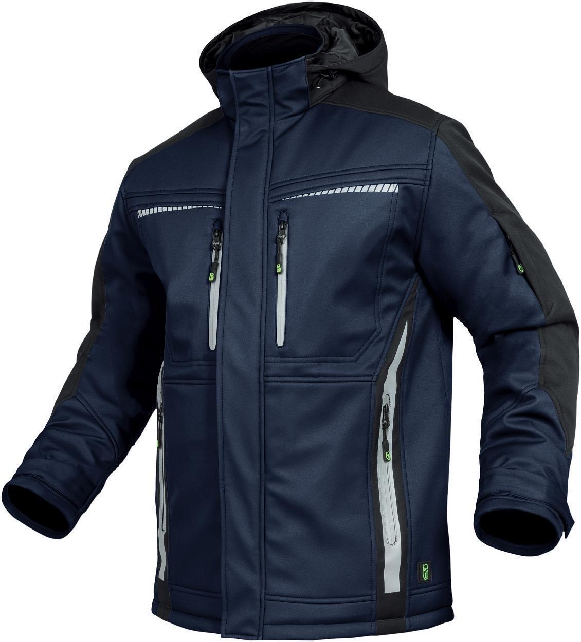 Winter-Softshelljacke Flex Line Marine/Schwarz FLEXI, Gr. 2XL von Leibwächter