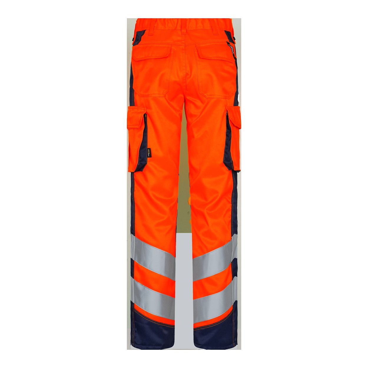 ENGEL Safety Light Damen Arbeitshose in Orange/Blue ink, Größe 48