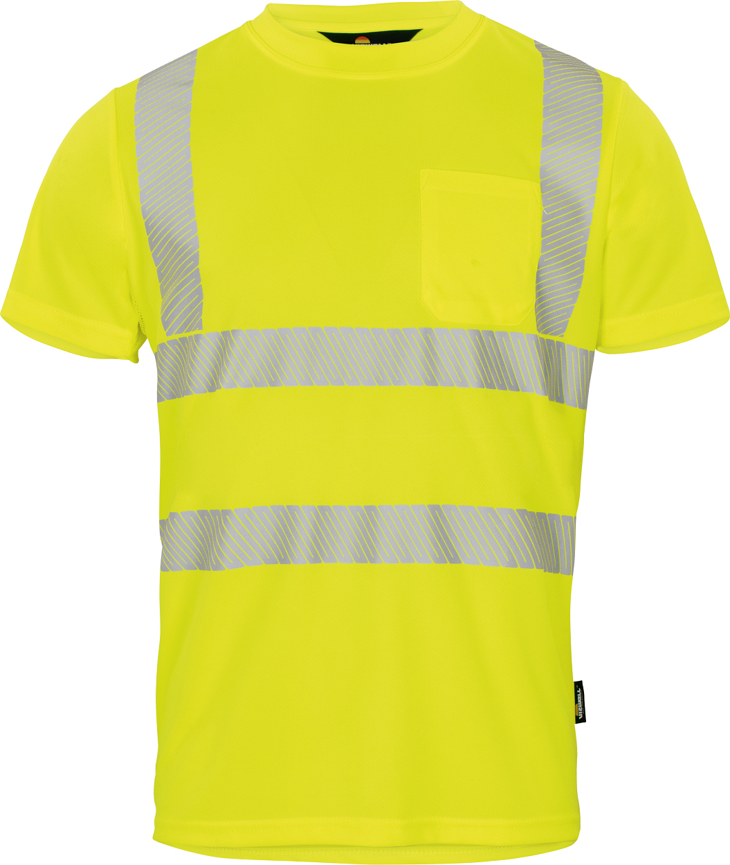 Warnschutz-T-Shirt leuchtgelb in Gr. XXL von Vizwell