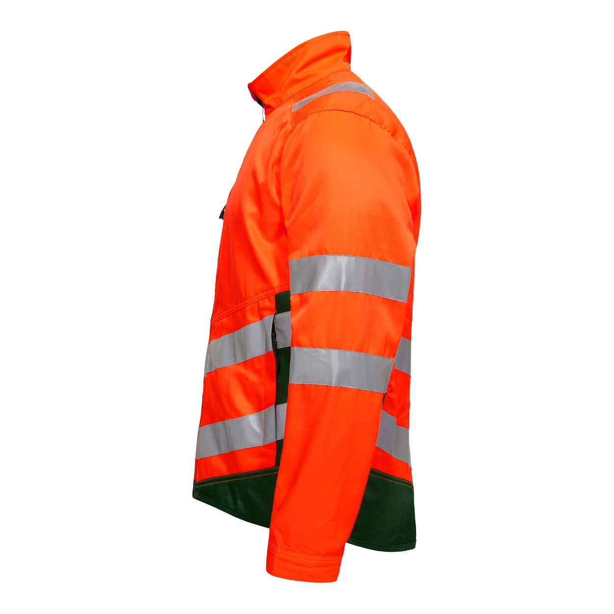 ENGEL Safety Light Arbeitsjacke in Orange/Grün, Größe XS