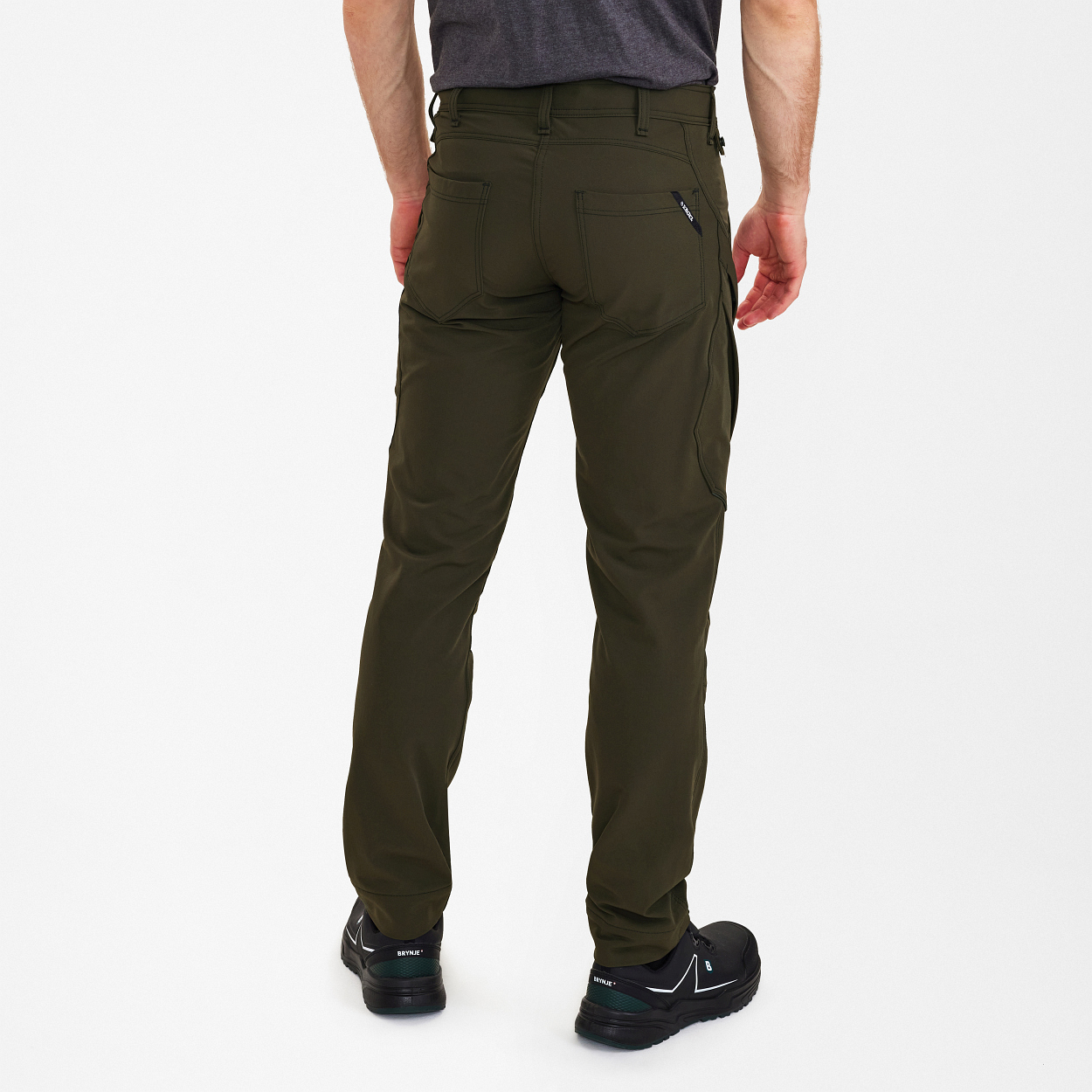 ENGEL X-treme Servicehose mit 4-Wege-Stretch in Forest Green, Größe 26