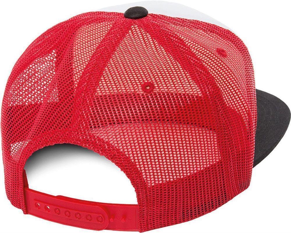 FLEXFIT Foam Trucker With White Front in Royal, Größe One Size