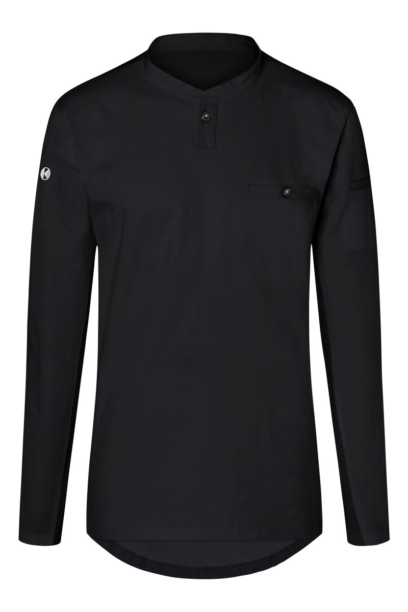 Langarm Arbeitsshirt Performance Größe XS in Schwarz von Karlowsky
