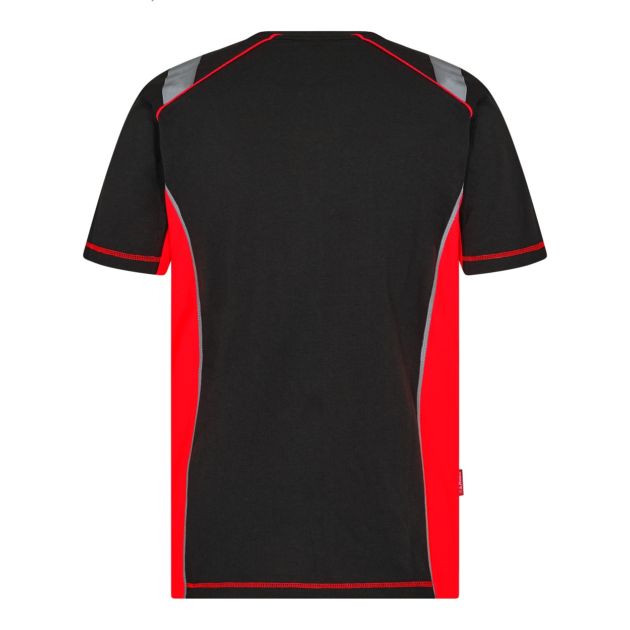 ENGEL Cargo T-Shirt in Schwarz/Rot, Größe XS