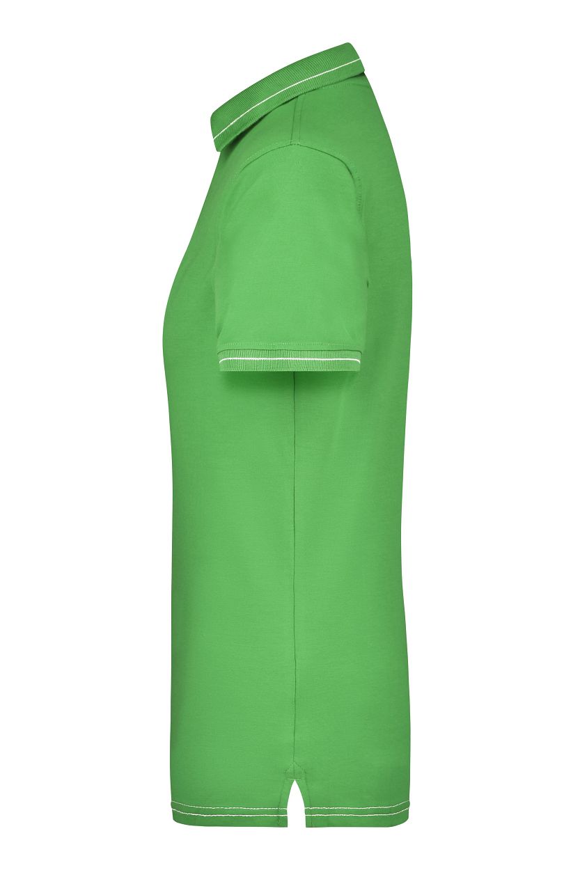 Ladies' Elastic Polo "JN568" in Lime-Green/White, Größe 2XL - Daiber